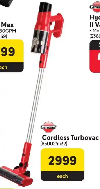 Makro GENESLS Cordless Turbovac offer