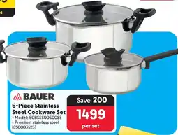 Makro BAUER Stainless Steel Cookware Set offer