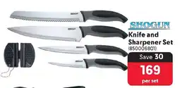 Makro SHOGUN Knife and Sharpener Set offer