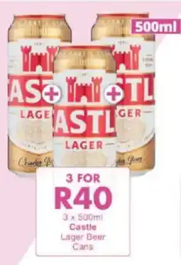 President Liquor Castle Lager Beer Cans offer