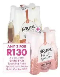 President Liquor Brutal Fruit Sparkling Ruby Apple/Litchi Seche Spirit Cooler NRB offer