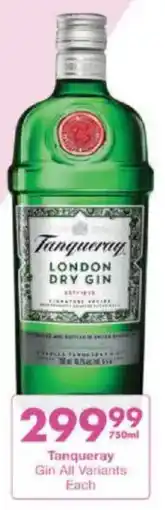 President Liquor Tanqueray Gin All Variants Each offer