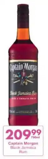 President Liquor Captain Morgan Black Jamaica Rum offer