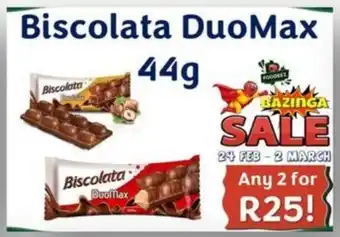 Foodeez Biscolata Duomax offer