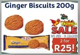 Foodeez Ginger Biscuits offer