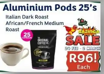 Foodeez Aluminium Pods offer