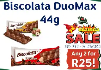 Foodeez Biscolata DuoMax offer