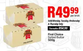 Take 'n Pay First Choice Salted Butter offer