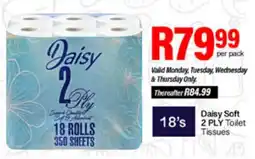 Take 'n Pay Daisy Soft 2 PLY Toilet Tissues offer