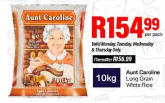 Take 'n Pay Aunt Caroline Long Grain White Rice offer