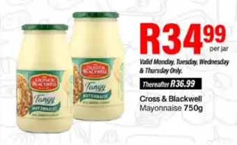 Take 'n Pay Cross & Blackwell Mayonnaise offer