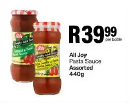 Take 'n Pay All Joy Pasta Sauce Assorted offer