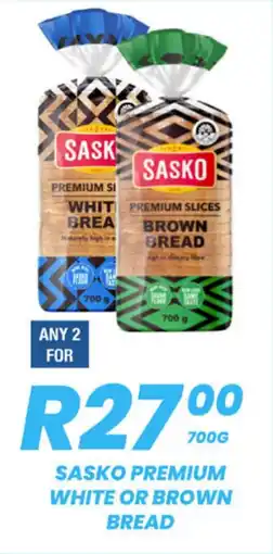 Take 'n Pay Sasko premium white or brown bread offer