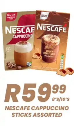 Take 'n Pay Nescafe cappuccino sticks assorted offer