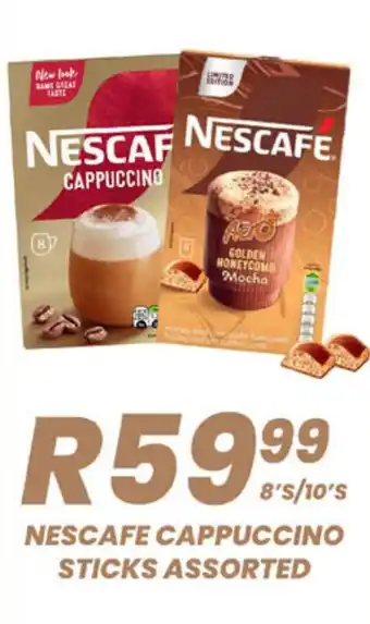 Take 'n Pay Nescafe cappuccino sticks assorted offer