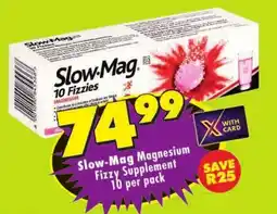 Shoprite Slow-Mag Magnesium Fizzy Supplement offer