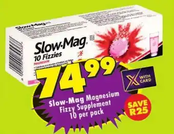 Shoprite Slow-Mag Magnesium Fizzy Supplement offer