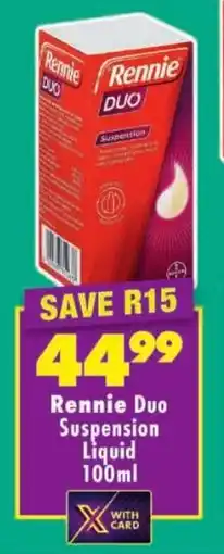 Shoprite Rennie Duo Suspension Liquid offer