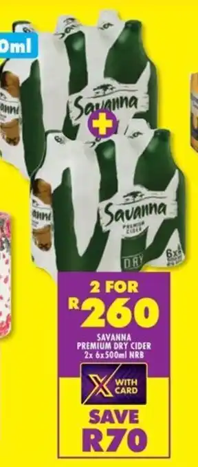 Shoprite Liquor Savanna premium dry cider offer