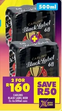 Shoprite Liquor Carling black label beer offer