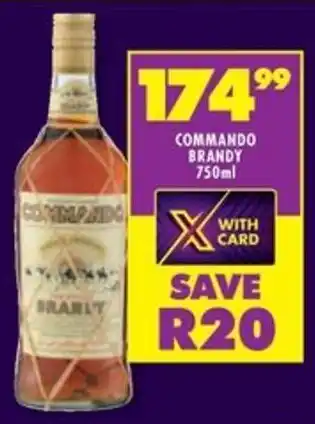 Shoprite Liquor Commando brandy offer