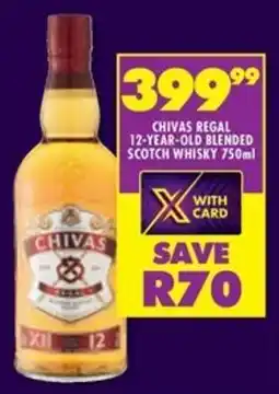 Shoprite Liquor Chivas regal 12-year-old blended scotch whisky offer