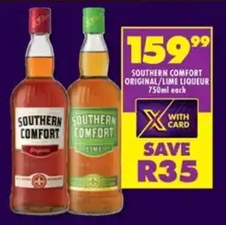 Shoprite Liquor Southern comfort original/lime liqueur offer