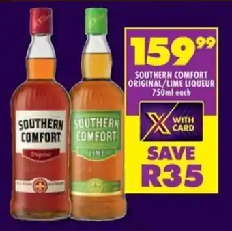 Shoprite Liquor Southern comfort original/lime liqueur offer