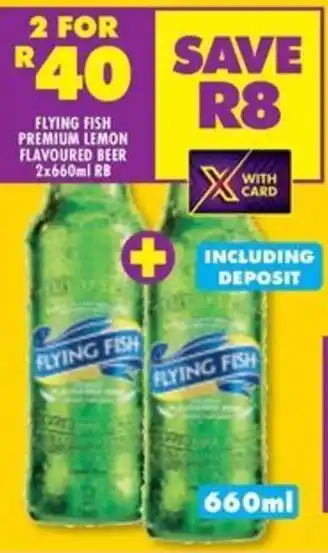 Shoprite Liquor Flying fish premium lemon flavoured beer rb offer