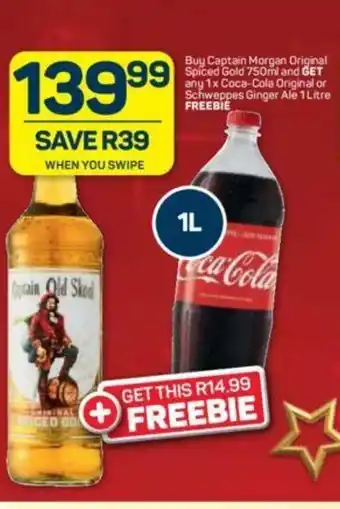 Pick n Pay Liquor Captain Morgan Original Spiced Gold 750ml offer