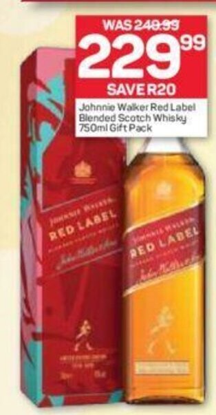 Pick n Pay Liquor Johnnie Walker Red Label Blended Scotch Whisky 750ml offer