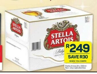 Pick n Pay Liquor Stella Artois 24 x 330ml Non-Returnable Bottles offer