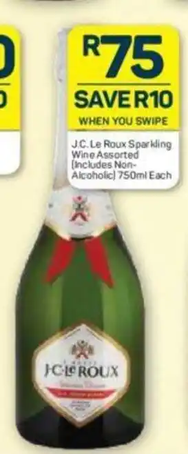 Pick n Pay Liquor J.C Le Roux Sparkling Wine Assorted 750ml each offer