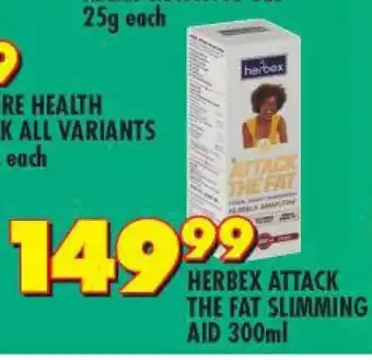 Herbex Attack The Fat Slimming Aid 300ml