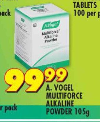 Shoprite A. Vogel Multiforce Alkaline Powder 105g offer