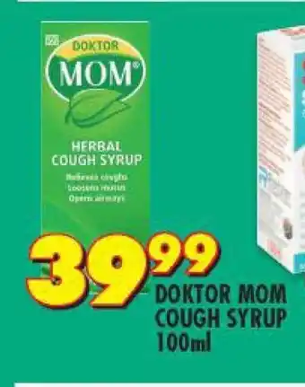 Shoprite Doktor Mom Cough Syrup 100ml offer