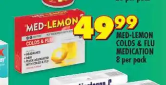 Shoprite Med-Lemon Colds & Flu Medication 8 per pack offer