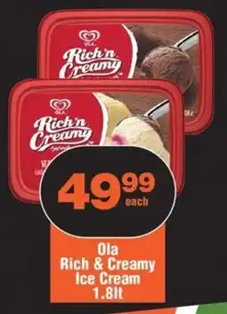 Check Star Ola Rich & Creamy Ice Cream offer