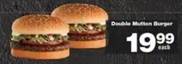 Check Star Double Mutton Burger offer