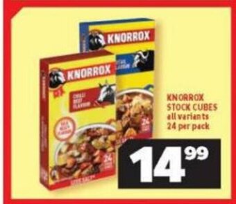 Usave Knorrox Stock Cubes All Variants 24 per pack offer