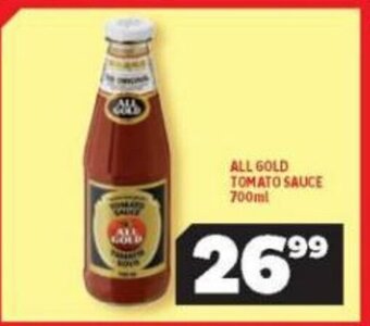 Usave All Gold Tomato Sauce 700ml offer