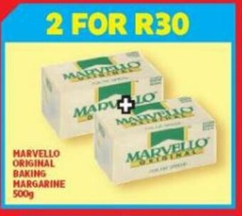 Usave Marvello Original Baking Margarine 500g offer