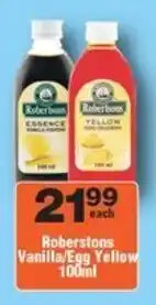 Check Star Roberstons Vanilla/Egg Yellow offer