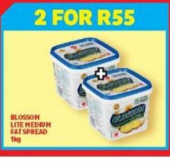 Usave Blossom Lite Medium Fat Spread 1kg offer