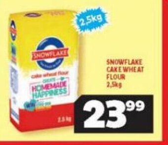 Usave Snowflake Cake Wheat Flour 2.5kg offer