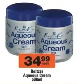 Check Star Reitzer Aqueous Cream offer