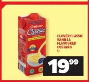 Clover Classic Vanilla Flavoured Custard 1L