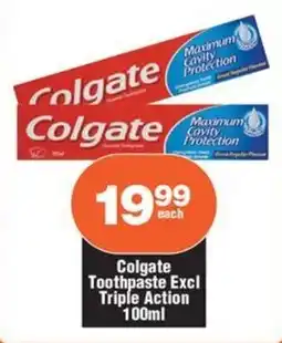 Check Star Colgate Toothpaste Excl Triple Action offer