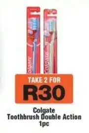 Check Star Colgate Toothbrush Double Action offer