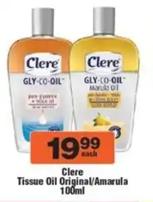 Check Star Clere Tissue Oil Original/Amarula offer